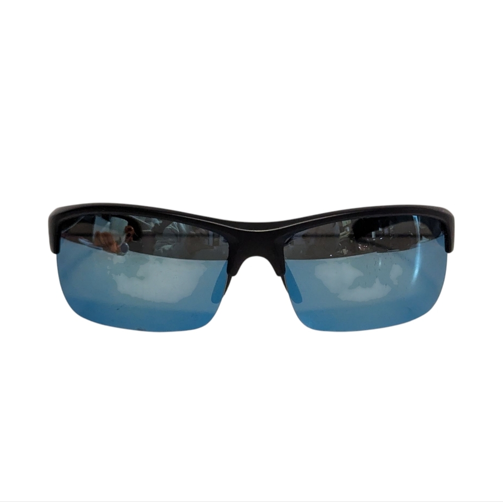 hobie B8G Unisex  polarized eddy float shiny black & cobalt mirror 67-16-128